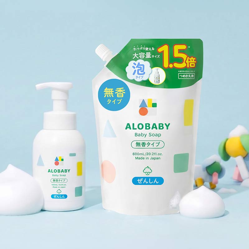 ６点　ALOBABY　ベビーソープ　本体　ベビーソープ　詰替　シャンプー　⑤ アカチャンホンポ（赤ちゃん本舗）の公式ネット通販 ｜ALOBABY ベビー