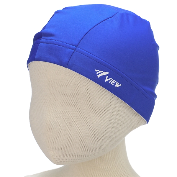 [49～53cm]2ウェイ スイミングキャップ　ブルー ブルー 49~53cm
