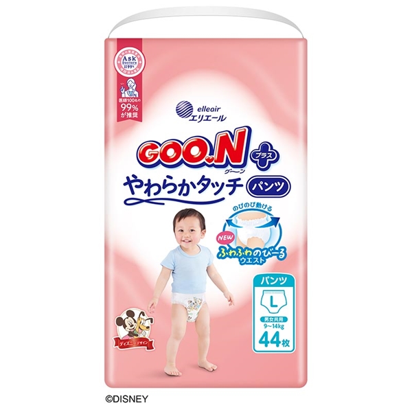 [無くなり次第終了][パンツ] グーンプラス やわらかタッチ Lサイズ 44枚 L