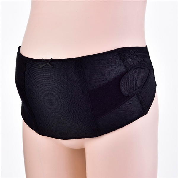 妊婦帯　おなかをしっかりサポートベルト  ブラック ブラック L