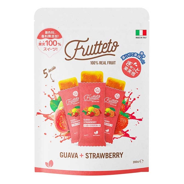 凍らせて食べる フルッテート グァバ＆ストロベリー