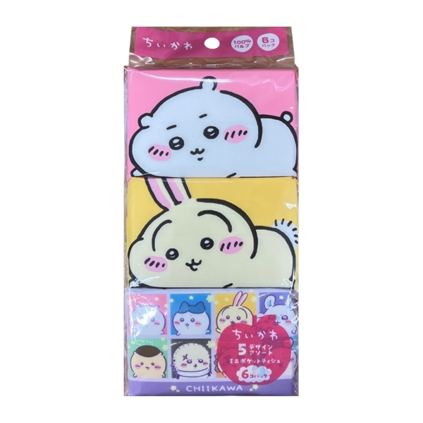 6P ティッシュ ちいかわ