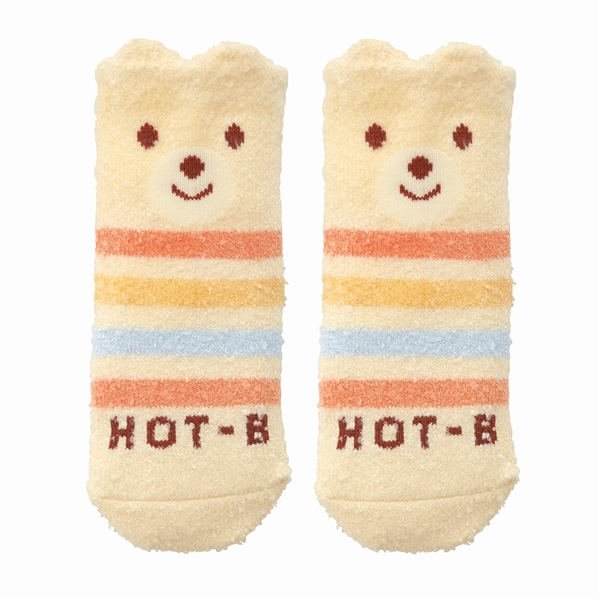 「ユニセックス」　ソックス　[ミキハウス　ホットビスケッツ] アイボリー 13~15cm