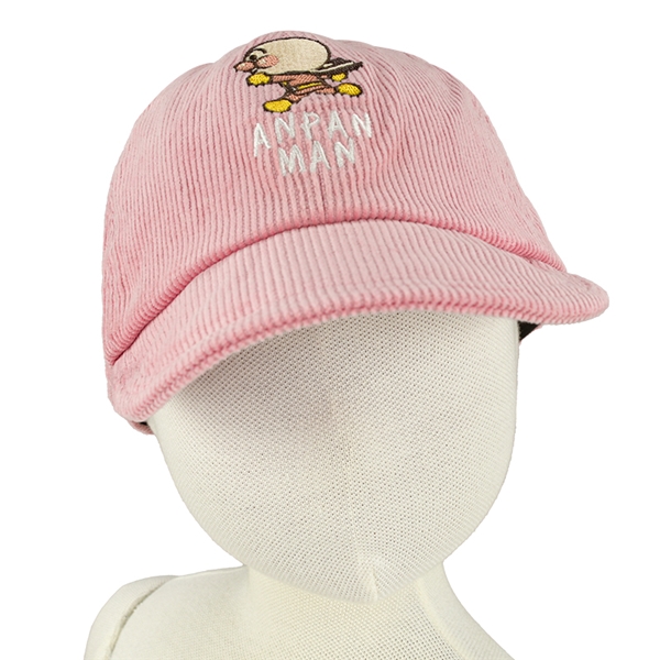 ＜赤ちゃん本舗＞ 【SALE】[48・50cm]アンパンマン コーデュロイキャップ ピンク シューズ・ファッション小物 帽子・バッグ・ファッション小物 ベビー帽子