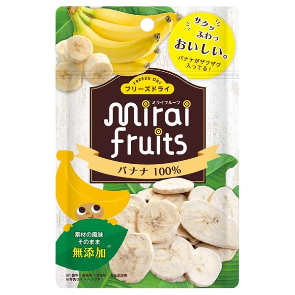  ミライフルーツ バナナ 12g 食品 お菓子（おやつ） 9ヵ月〜のお菓子