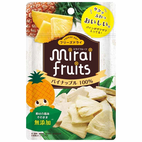  ミライフルーツ パイナップル 10g 食品 お菓子（おやつ） 9ヵ月〜のお菓子