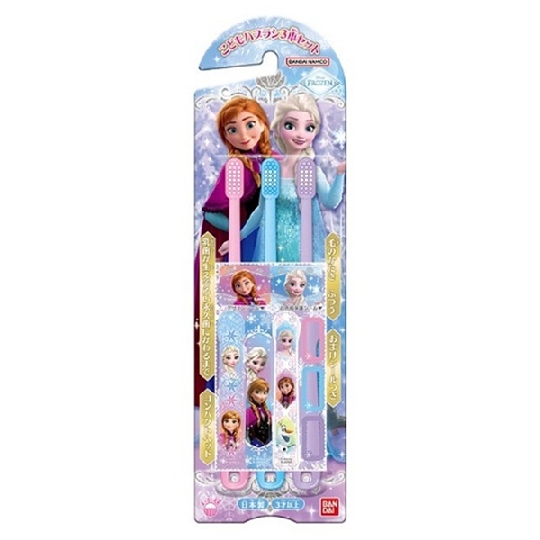 こどもハブラシ 3本セット アナと雪の女王