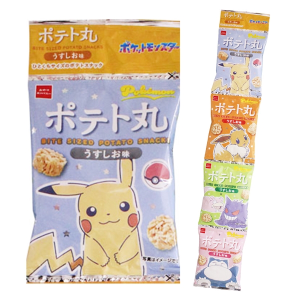 吊り下げ菓子 ポテト丸うすしお味 4連