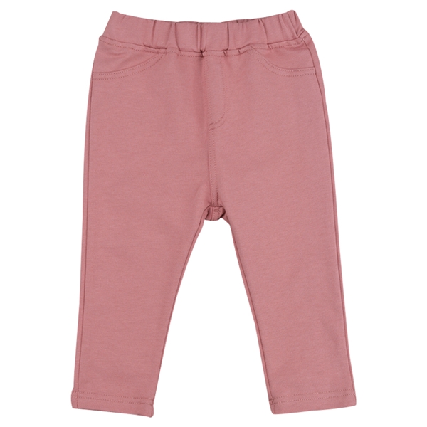  [ベビー]いつものパンツ 10分丈 裏毛 レギュラーフィット ピンク 乳児服・ベビー服・子ども服・お外着 ベビー服（70〜95cm） ベビーボトムス（女の子）