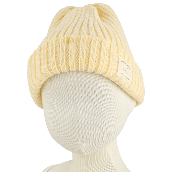  [48〜50cm]ニット帽 ベーシック アイボリー シューズ・ファッション小物 帽子・バッグ・ファッション小物 ベビー帽子