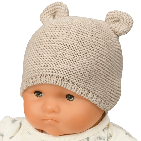＜赤ちゃん本舗＞ [400Pプレゼント][36〜40・40〜42・42~44cm]ニット帽 くま耳 ベージュ シューズ・ファッション小物 帽子・バッグ・ファッション小物 新生児・乳児帽子
