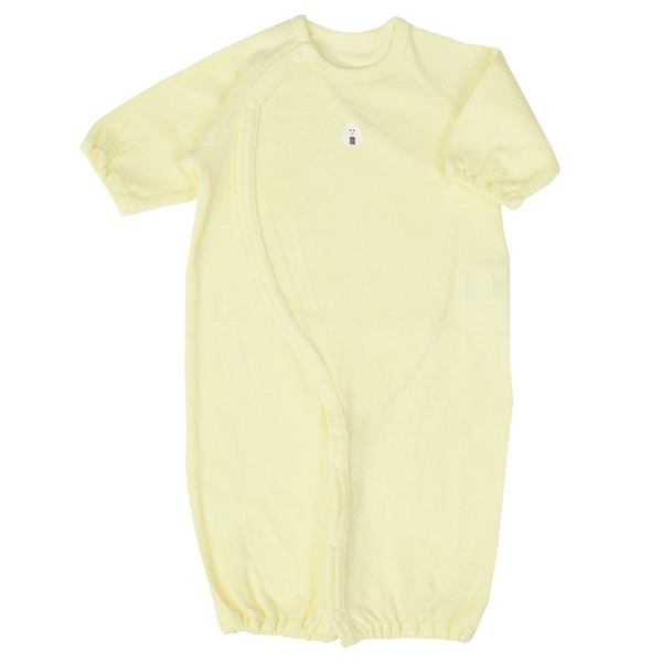  新生児 長袖 ドレスオールフィットタイプ パイル クリーム 新生児肌着・ベビー肌着・子ども肌着・パジャマ・おへや着 新生児・乳児（50〜80cm） ドレスオール(ツーウェイオール)