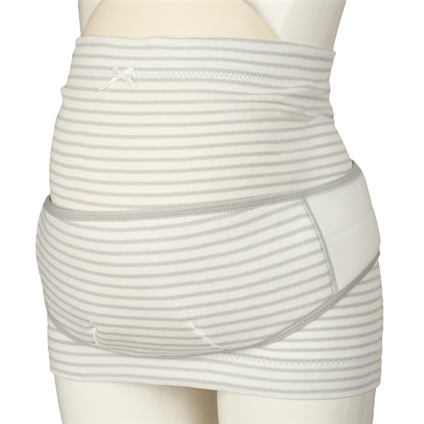 はじめてママの妊婦帯セット　グレー グレー L~LL