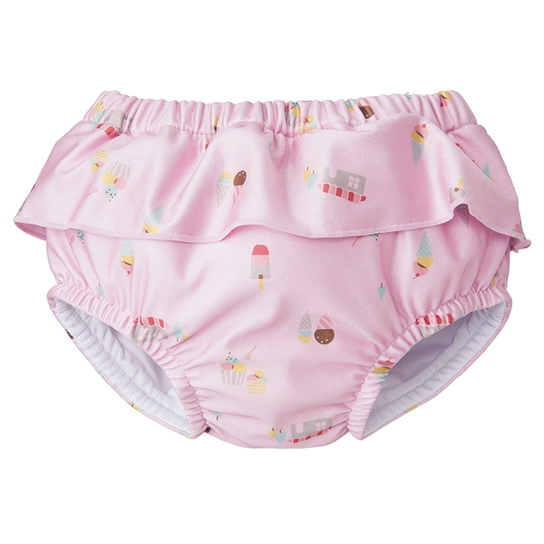  [ベビー]水遊びパンツ アイスクリーム柄 ピンク 乳児服・ベビー服・子ども服・お外着 水着・スイムグッズ・プール・浮輪 ベビー水着（女の子）