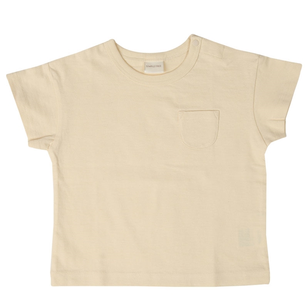 ＜赤ちゃん本舗＞ [ベビー]いつものTシャツ 半袖 天竺素材 アイボリー 乳児服・ベビー服・子ども服・お外着 ベビー服（70〜95cm） ベビートップス（女の子）画像