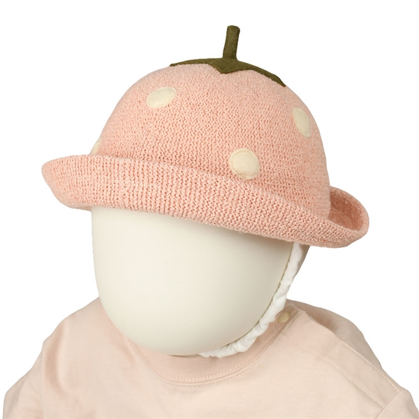 [44・46cm]サーモハット フルーツ ピンク シューズ・ファッション小物 帽子・バッグ・ファッション小物 新生児・乳児帽子