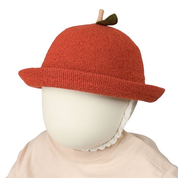  [44・46cm]サーモハット フルーツ レッド シューズ・ファッション小物 帽子・バッグ・ファッション小物 新生児・乳児帽子