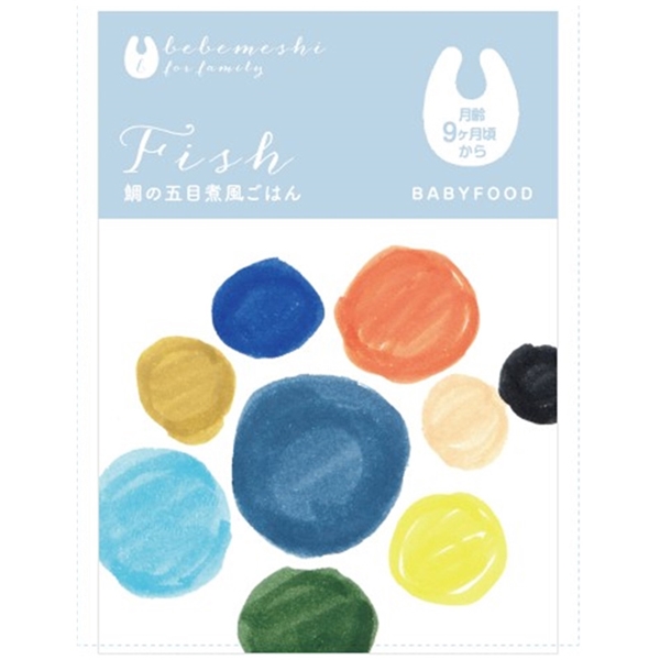 bebemeshiおそとごはん Fish 鯛の五目煮風ごはん 離乳食