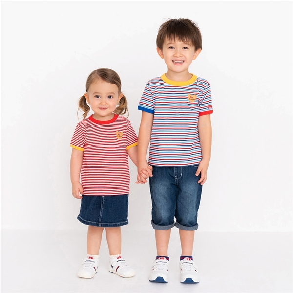 【SALE】「ユニセックス」Ｔシャツ　レッド　[ミキハウス　ホットビスケッツ] レッド 90cm