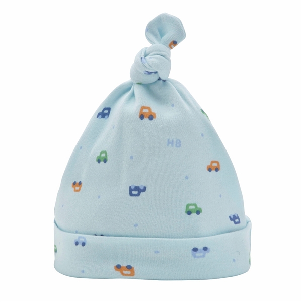 ＜赤ちゃん本舗＞ フード ブルー シューズ・ファッション小物 帽子・バッグ・ファッション小物 新生児・乳児帽子画像
