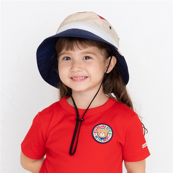 ＜赤ちゃん本舗＞ 「ユニセックス」帽子 赤×紺 シューズ・ファッション小物 帽子・バッグ・ファッション小物 ベビー帽子
