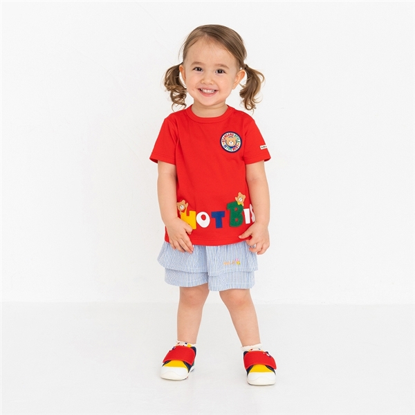 ハーフパンツ　ブルー　[ミキハウス　ホットビスケッツ] ブルー 90cm