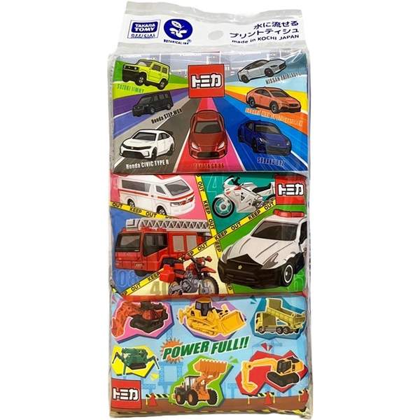 6P ティッシュ トミカ