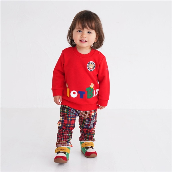 [ベビー]パンツ　レッド　[ミキハウス　ホットビスケッツ] レッド 90cm