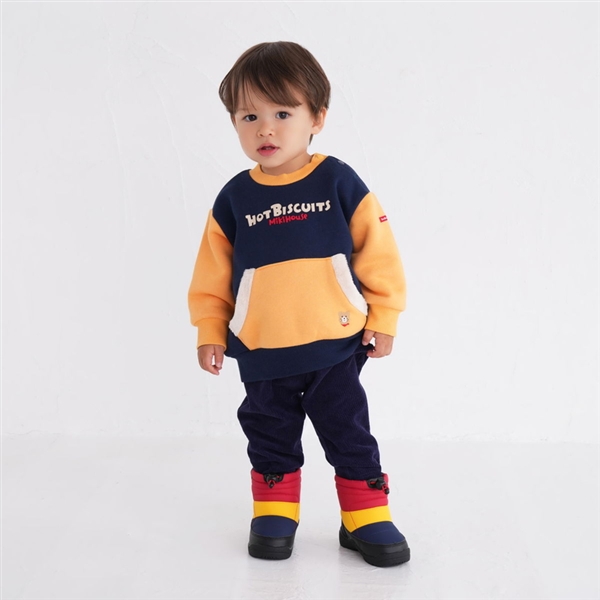 [ベビー]パンツ　ネイビー　[ミキハウス　ホットビスケッツ] ネイビー 90cm