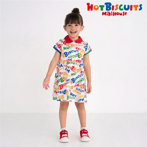 【SALE】[キッズ]ワンピース　マルチ[ミキハウス　ホットビスケッツ] 100cm