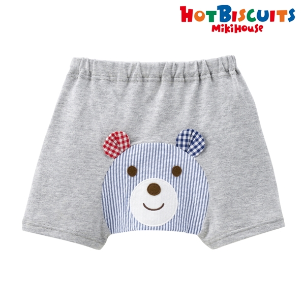 【SALE】[ベビー]ベビーパンツ　グレー　[ミキハウス　ホットビスケッツ] グレー 80cm