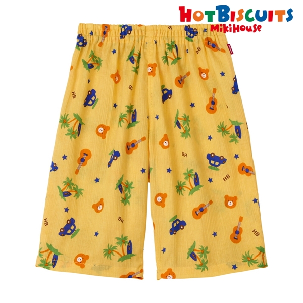 【SALE】[ベビー] リラックスパンツ イエロー　[ミキハウス　ホットビスケッツ] イエロー 90~100cm