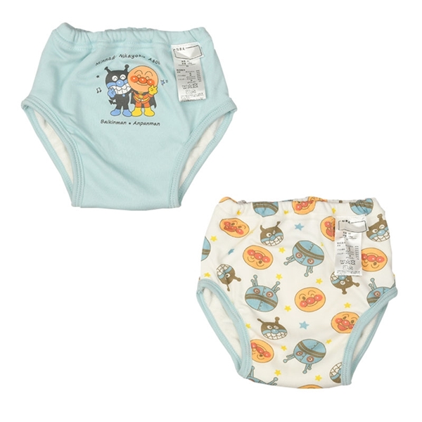 4層 トレーニングパンツ 2枚組 アンパンマン サックス 110cm