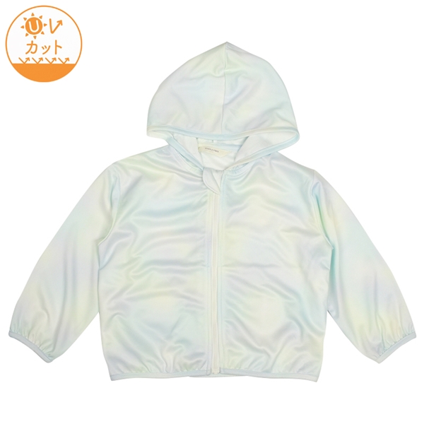 [ベビー]ＵＶパーカー　ゆめかわ　サックス サックス 90cm