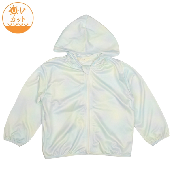 [キッズ]ＵＶパーカー　ゆめかわ　サックス サックス 110cm