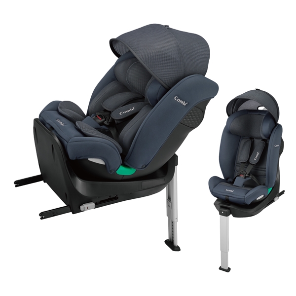 美品】コンビチャイルドシート クルムーヴスマートLight ネイビー