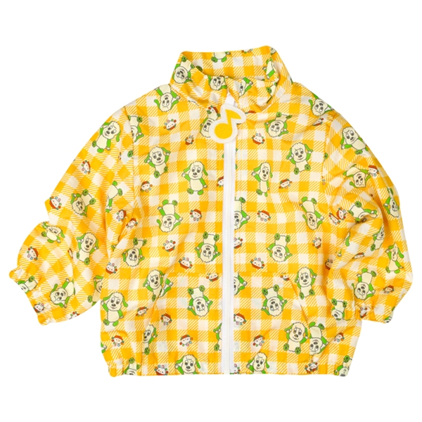 【SALE】[ベビー]総柄ジャケット　いないいないばあ　イエロー イエロー 80cm