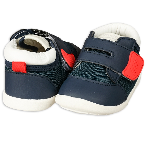 【SALE】[12.0~14.0cm]ベビーシューズ　太ベルト　ネイビー ネイビー 13.0cm