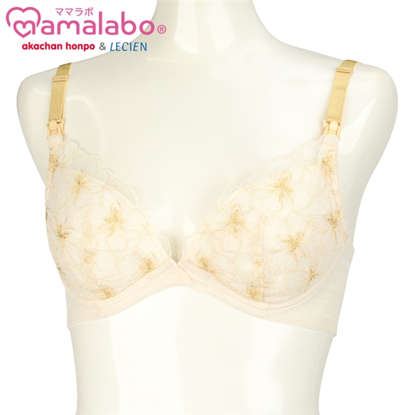 やさしくフィットワイヤーブラ（授乳機能付き）　アイボリー アイボリー L