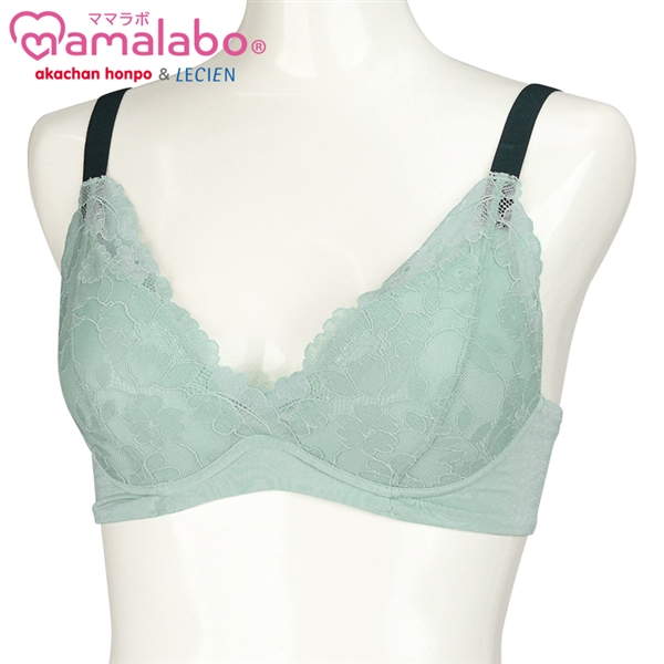 ノンワイヤーブラ　なめらかフィット（かぶりタイプ）　サックス サックス L