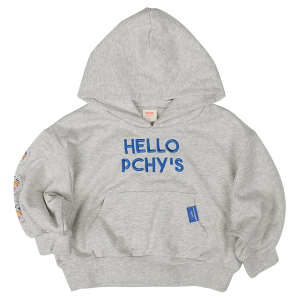【SALE】[キッズ]ＢＩＧシルエットフーディ　ＰＣＨＹコラボ　グレー グレー 110cm