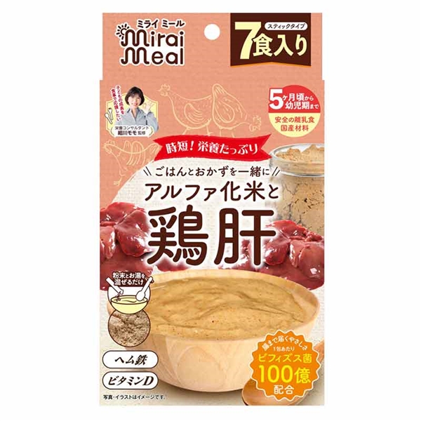 ミライミール アルファ化米と鶏肝