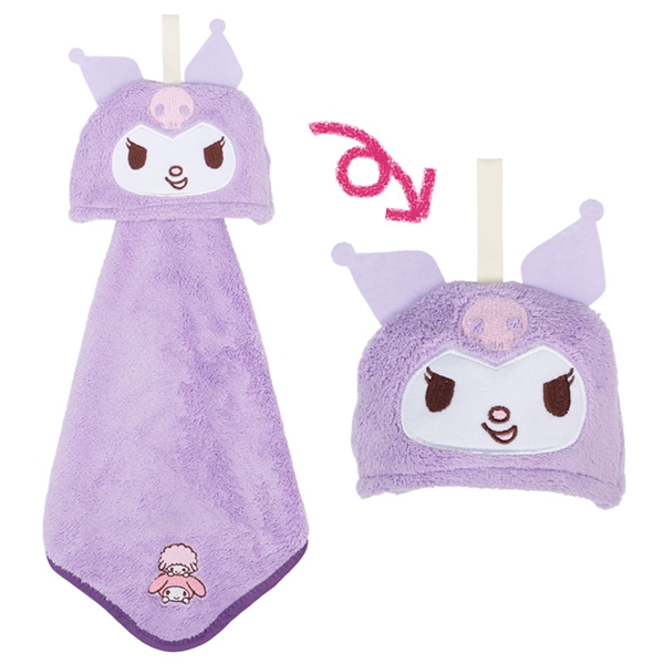 マイクロループタオル　クロミ　マスコットクロミ