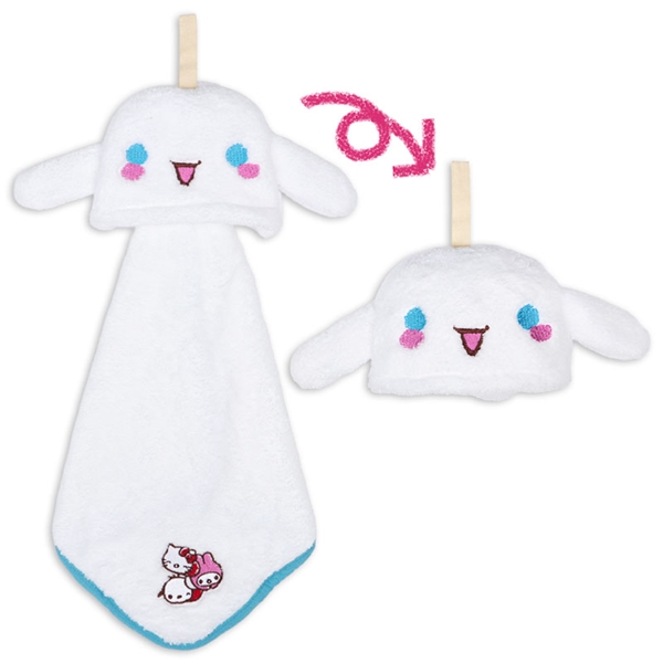 マイクロループタオル　サンリオキャラクターズ　マスコットシナモン