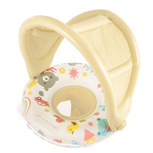 アニマルクラブ 日除け付足抜き浮輪 55cm