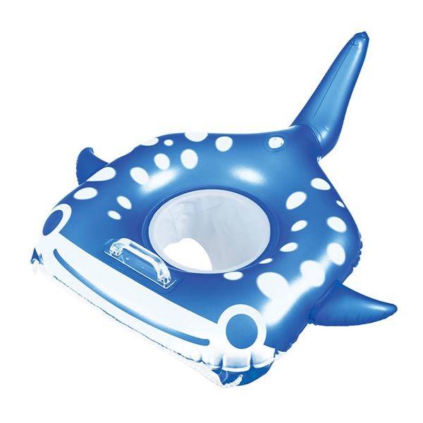 ジンベイザメ 足抜き浮輪 55×75cm