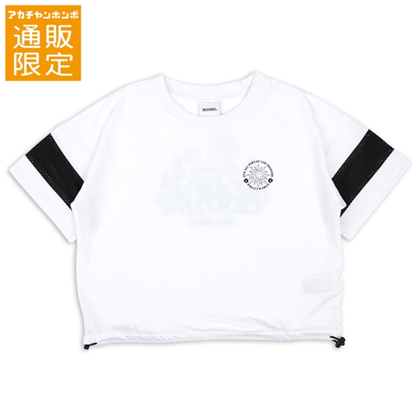 【SALE】【通販限定】[ジュニア]前後プリント半袖Ｔシャツ　スマイリーワールド　オフホワイト オフホワイト 130cm