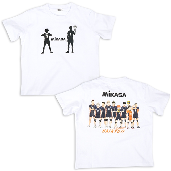 【SALE】[130～150cm]鳥野シルエット柄半袖Ｔシャツ　ＭＩＫＡＳＡ×ハイキュー!!　オフホワイト オフホワイト 140cm