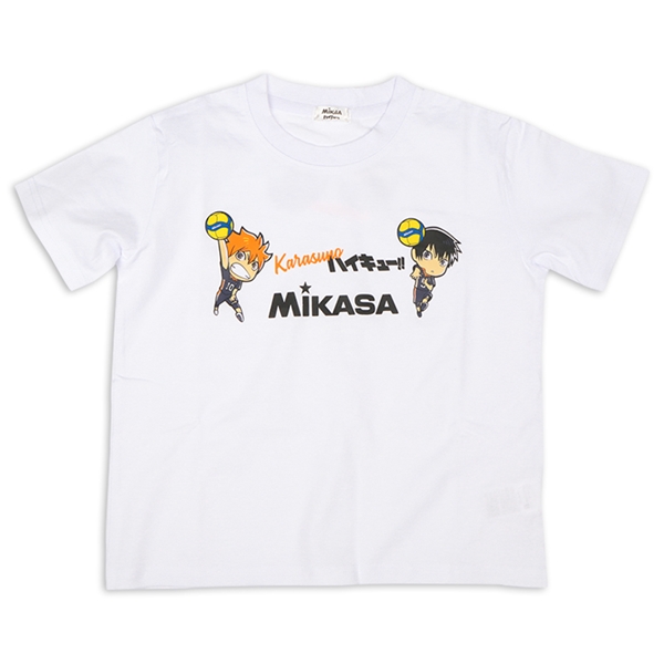 【SALE】[130～150cm]デフォルメ柄半袖Ｔシャツ　ＭＩＫＡＳＡ×ハイキュー!!　オフホワイト オフホワイト 130cm