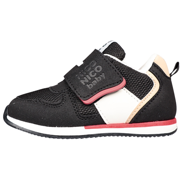 【SALE】[13.0～17.0cm]ＮＩＣＯＮＩＣＯｂａｂｙ　スニーカー　ブラック ブラック 13.0cm